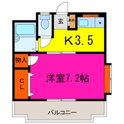 ロッキー毛呂山の物件間取画像